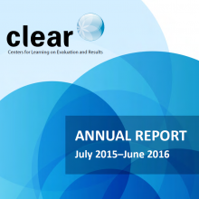 CLEAR Annual Report 2015-2016